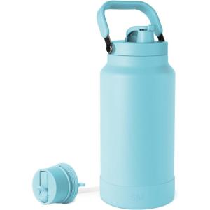 imageSimple Modern Trek Pivot  Half Gallon Water Bottle Jug with Handle ampamp Boot  Interchangeable Straw ampamp Chug Lids  Large Insulated Stainless Steel  Sports Camping Outdoors  64oz ForestNantucket Tides
