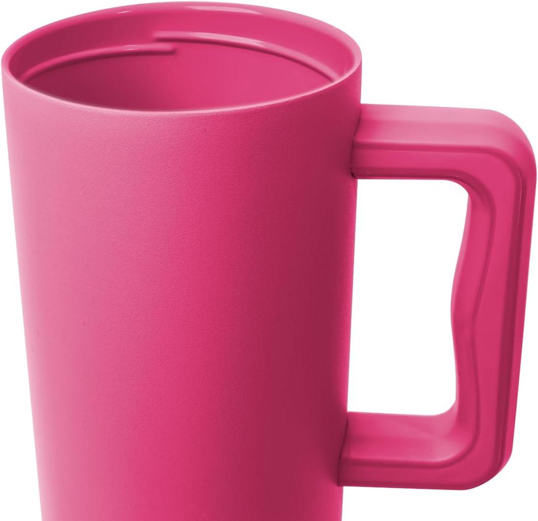 imageSimple Modern 40 oz Tumbler with Handle and Straw Lid  LeakProof Insulated Stainless Steel Water Bottle Travel Mug Cupholder Use  Gifts for Women Men Him Her  Trek Signature  BerryBerry