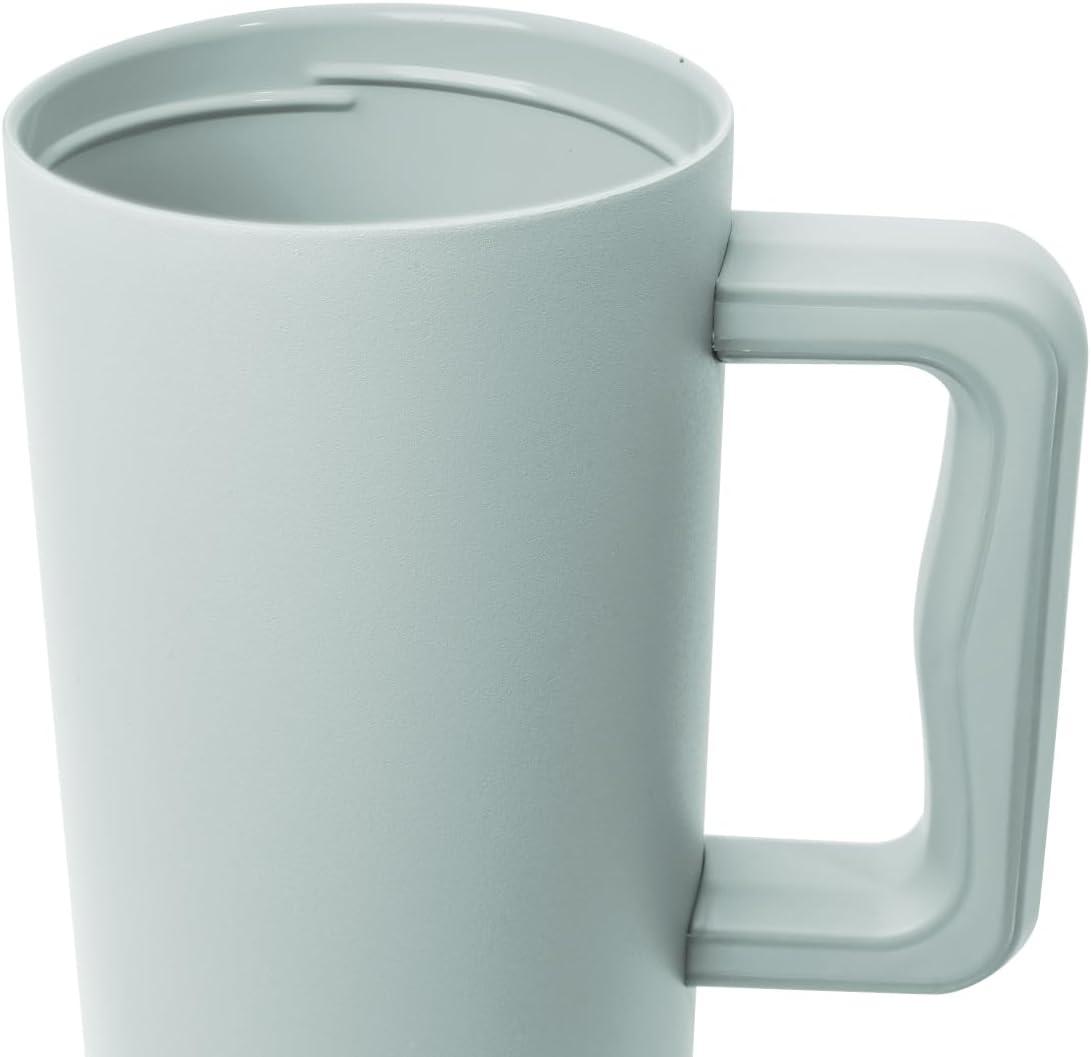 imageSimple Modern 40 oz Tumbler with Handle and Straw Lid  LeakProof Insulated Stainless Steel Water Bottle Travel Mug Cupholder Use  Gifts for Women Men Him Her  Trek Signature  BerrySea Glass Sage