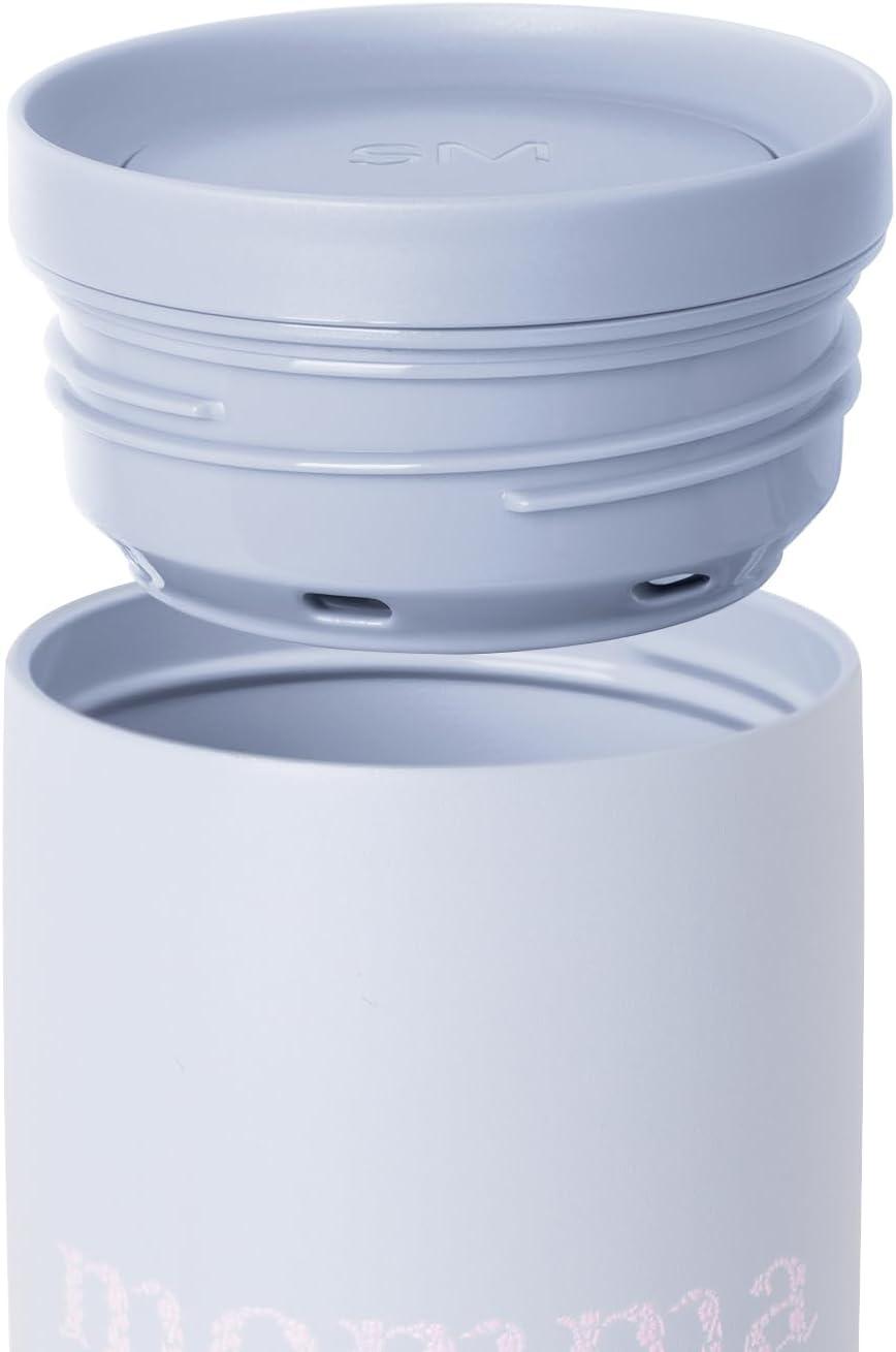 imageSimple Modern Travel Coffee Mug Tumbler with 360 Lid  CeramicLined Insulated Stainless Steel Cold Brew Iced Coffee Cup Thermos  Gifts for Women Men Her Him  Voyager Signature  16oz  ForestPattern Momma