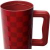 imageSimple Modern 40 oz Tumbler with Handle and Straw Lid  LeakProof Insulated Stainless Steel Water Bottle Travel Mug Cupholder Use  Gifts for Women Men Him Her  Trek Signature  BerryPattern Red Cottage Checkmate