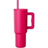 imageSimple Modern 40 oz Tumbler with Handle and Straw Lid  LeakProof Insulated Stainless Steel Water Bottle Travel Mug Cupholder Use  Gifts for Women Men Him Her  Trek Signature  BerryRaspberry Ripple
