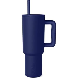 imageSimple Modern 40 oz Tumbler with Handle and Straw Lid  LeakProof Insulated Stainless Steel Water Bottle Travel Mug Cupholder Use  Gifts for Women Men Him Her  Trek Signature  BerryInto The Night