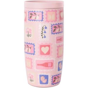 imageSimple Modern Travel Coffee Mug Tumbler with 360 Lid  CeramicLined Insulated Stainless Steel Cold Brew Iced Coffee Cup Thermos  Gifts for Women Men Her Him  Voyager Signature  16oz  ForestPattern Mothers Day Stamps