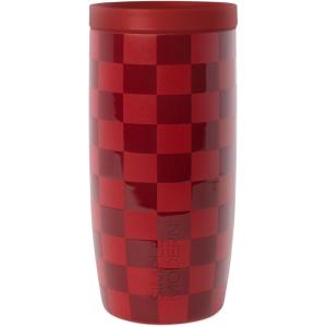 imageSimple Modern Travel Coffee Mug Tumbler with 360 Lid  CeramicLined Insulated Stainless Steel Cold Brew Iced Coffee Cup Thermos  Gifts for Women Men Her Him  Voyager Signature  16oz  ForestPattern Checkmate Red Cottage