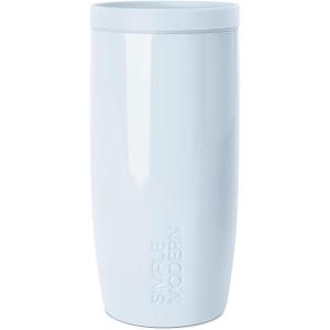 imageSimple Modern Travel Coffee Mug Tumbler with 360 Lid  CeramicLined Insulated Stainless Steel Cold Brew Iced Coffee Cup Thermos  Gifts for Women Men Her Him  Voyager Signature  16oz  ForestShiny Ice Melt