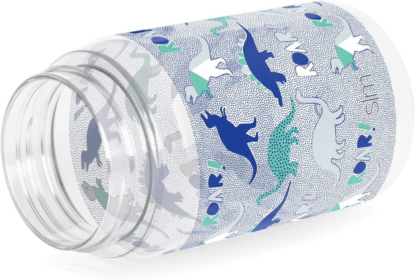 imageSimple Modern Disney Kids Water Bottle Plastic BPAFree Tritan Cup with Leak Proof Straw Lid  Reusable and Durable for Toddlers Girls and Boys  Summit Collection  12oz Pixar PalsDinosaur Roar