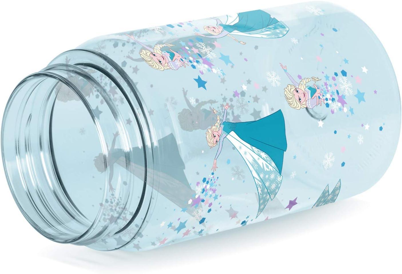 imageSimple Modern Disney Kids Water Bottle Plastic BPAFree Tritan Cup with Leak Proof Straw Lid  Reusable and Durable for Toddlers Girls and Boys  Summit Collection  12oz Pixar PalsDisney Frozen Elsas Snowflake
