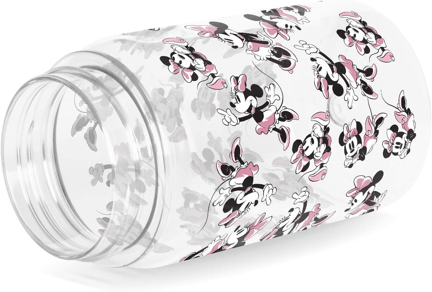 imageSimple Modern Disney Kids Water Bottle Plastic BPAFree Tritan Cup with Leak Proof Straw Lid  Reusable and Durable for Toddlers Girls and Boys  Summit Collection  12oz Pixar PalsDisney Minnie Mouse Retro