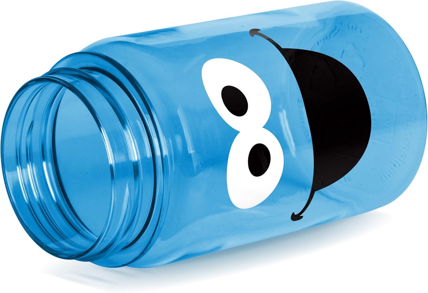 imageSimple Modern Disney Kids Water Bottle Plastic BPAFree Tritan Cup with Leak Proof Straw Lid  Reusable and Durable for Toddlers Girls and Boys  Summit Collection  12oz Pixar PalsSesame Street Cookie Monster Big Face
