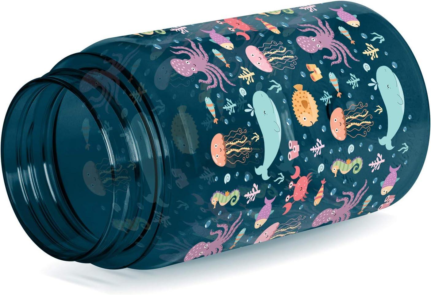 imageSimple Modern Disney Kids Water Bottle Plastic BPAFree Tritan Cup with Leak Proof Straw Lid  Reusable and Durable for Toddlers Girls and Boys  Summit Collection  12oz Pixar PalsUnder the Sea