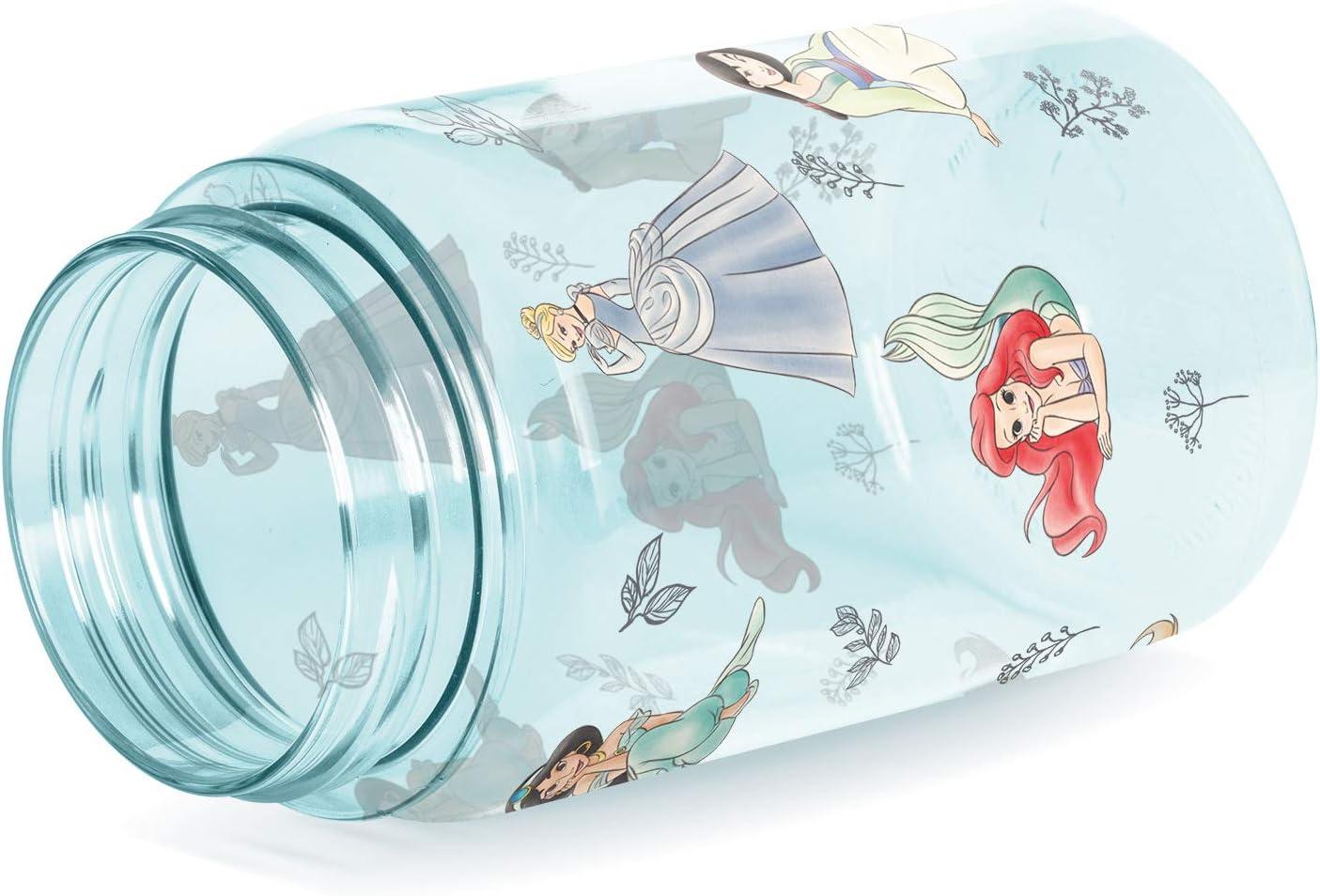 imageSimple Modern Disney Kids Water Bottle Plastic BPAFree Tritan Cup with Leak Proof Straw Lid  Reusable and Durable for Toddlers Girls and Boys  Summit Collection  12oz Pixar PalsDisney Princesses Royal Beauty