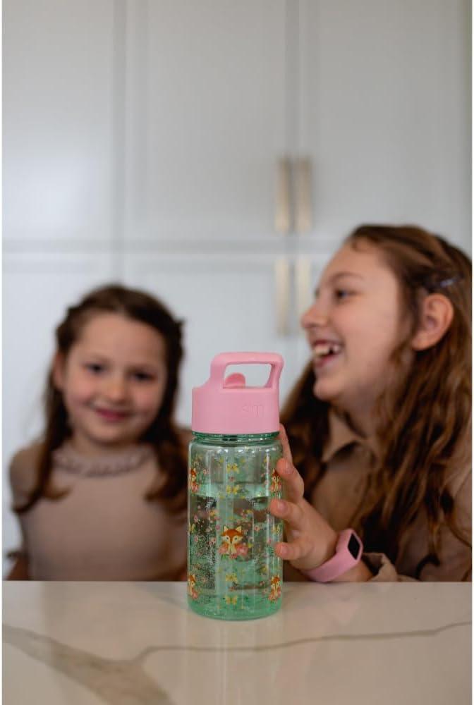 imageSimple Modern Disney Kids Water Bottle Plastic BPAFree Tritan Cup with Leak Proof Straw Lid  Reusable and Durable for Toddlers Girls and Boys  Summit Collection  12oz Pixar PalsSolar System