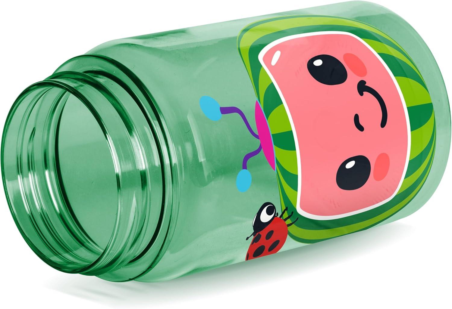 imageSimple Modern Disney Kids Water Bottle Plastic BPAFree Tritan Cup with Leak Proof Straw Lid  Reusable and Durable for Toddlers Girls and Boys  Summit Collection  12oz Pixar PalsCoComelon Watermelon