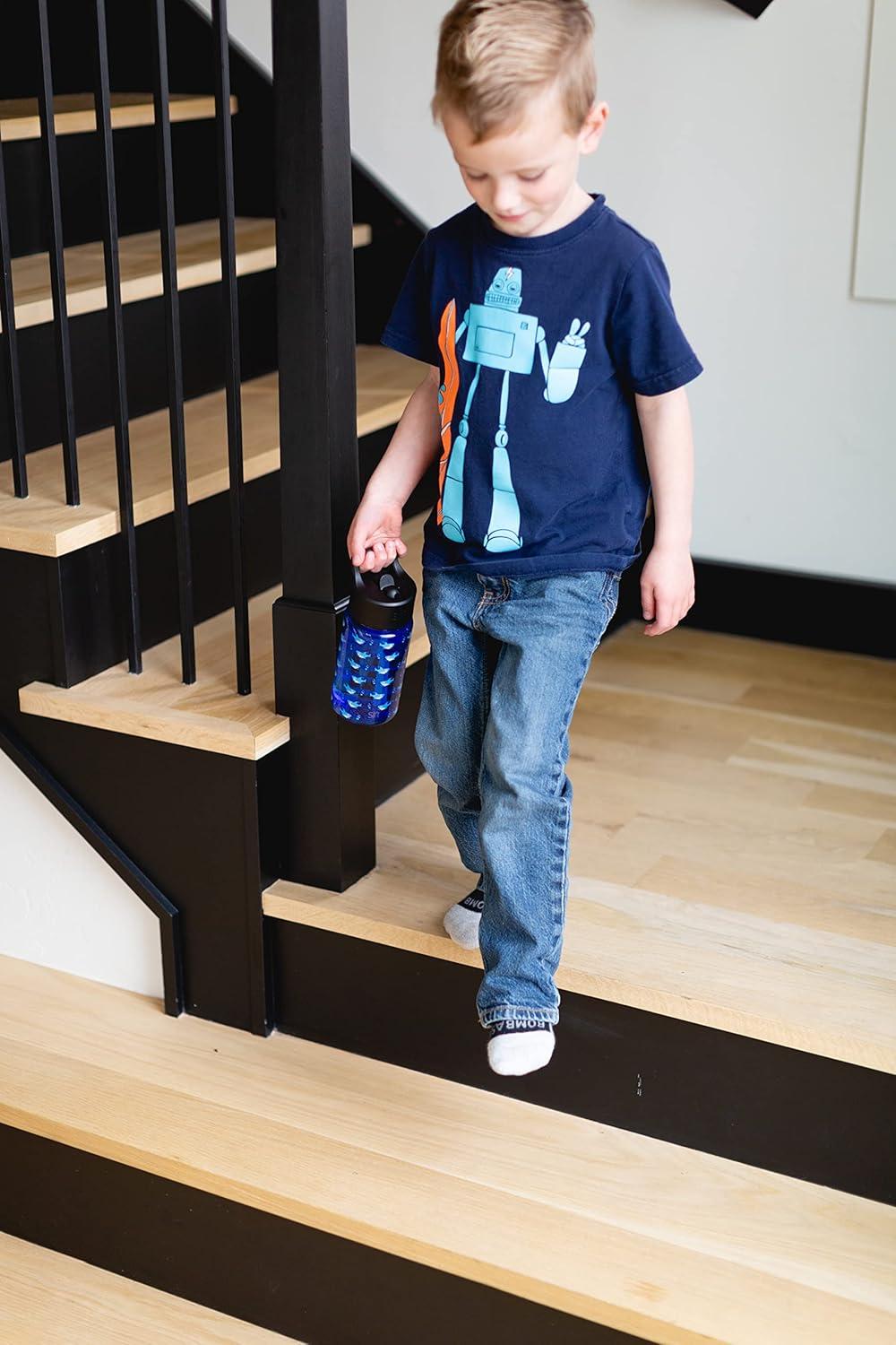 imageSimple Modern Disney Kids Water Bottle Plastic BPAFree Tritan Cup with Leak Proof Straw Lid  Reusable and Durable for Toddlers Girls and Boys  Summit Collection  12oz Pixar PalsUnder Construction