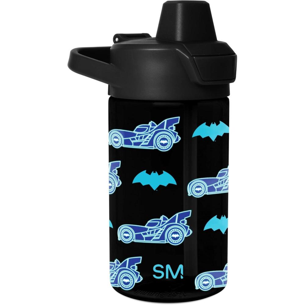 imageSimple Modern Disney Kids Water Bottle Plastic BPAFree Tritan Cup with Leak Proof Straw Lid  Reusable and Durable for Toddlers Girls and Boys  Summit Collection  12oz Pixar PalsDC Batwheels