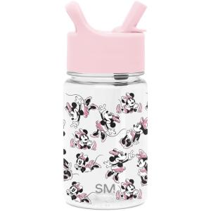 imageSimple Modern Disney Kids Water Bottle Plastic BPAFree Tritan Cup with Leak Proof Straw Lid  Reusable and Durable for Toddlers Girls and Boys  Summit Collection  12oz Pixar PalsDisney Minnie Mouse Retro