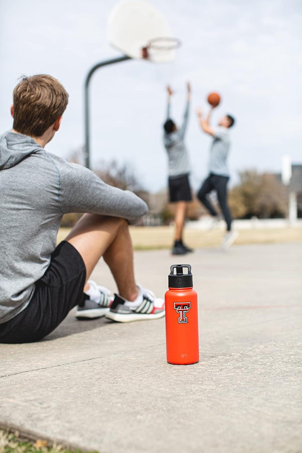 imageSimple Modern Officially Licensed Collegiate University Water Bottle with Straw lid Insulated Stainless Steel Thermos  Summit Collection  32ozPrairie View Panthers