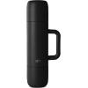 imageSimple Modern 36oz Insulated Hot Beverage Bottle with 2 Mugs  Travel Coffee Thermos for Hot Drinks  Twist and Pour Top  Commute Travel and Picnic Friendly  Roam Collection  Forest Midnight Black