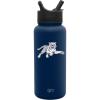 imageSimple Modern Officially Licensed Collegiate University Water Bottle with Straw lid Insulated Stainless Steel Thermos  Summit Collection  32ozJackson State Tigers