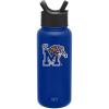 imageSimple Modern Officially Licensed Collegiate University Water Bottle with Straw lid Insulated Stainless Steel Thermos  Summit Collection  32ozMemphis Tigers