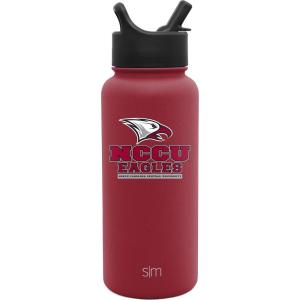 imageSimple Modern Officially Licensed Collegiate University Water Bottle with Straw lid Insulated Stainless Steel Thermos  Summit Collection  32ozNorth Carolina Central Eagles