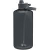 imageSimple Modern Half Gallon 64 oz Water Bottle with Push Button Silicone Straw Lid ampamp Motivational Measurement Marker  Large Reusable Tritan Plastic Water Jug  Summit Collection  Deep OceanGraphite