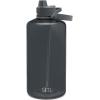 imageSimple Modern Half Gallon 64 oz Water Bottle with Push Button Silicone Straw Lid ampamp Motivational Measurement Marker  Large Reusable Tritan Plastic Water Jug  Summit Collection  Deep OceanGraphite