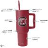 imageSimple Modern Officially Licensed Michigan Wolverines Collegiate University 40oz Tumbler with Handle and Straw Lid  NCAA Football Gifts for Men Women  Trek Collection  University of MichiganSouth Carolina Fighting Gamecocks