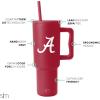 imageSimple Modern Officially Licensed Michigan Wolverines Collegiate University 40oz Tumbler with Handle and Straw Lid  NCAA Football Gifts for Men Women  Trek Collection  University of MichiganAlabama Crimson Tide