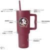 imageSimple Modern Officially Licensed Michigan Wolverines Collegiate University 40oz Tumbler with Handle and Straw Lid  NCAA Football Gifts for Men Women  Trek Collection  University of MichiganFlorida State Seminoles