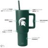 imageSimple Modern Officially Licensed Michigan Wolverines Collegiate University 40oz Tumbler with Handle and Straw Lid  NCAA Football Gifts for Men Women  Trek Collection  University of MichiganMichigan State Spartans