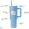 imageSimple Modern Officially Licensed Michigan Wolverines Collegiate University 40oz Tumbler with Handle and Straw Lid  NCAA Football Gifts for Men Women  Trek Collection  University of MichiganNorth Carolina Tar Heels