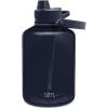 imageSimple Modern Half Gallon 64 oz Water Bottle with Push Button Silicone Straw Lid ampamp Motivational Measurement Marker  Large Reusable Tritan Plastic Water Jug  Summit Collection  Deep OceanDeep Ocean