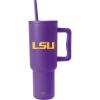 imageSimple Modern Officially Licensed Michigan Wolverines Collegiate University 40oz Tumbler with Handle and Straw Lid  NCAA Football Gifts for Men Women  Trek Collection  University of MichiganLSU Tigers