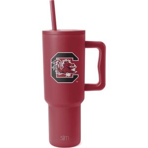 imageSimple Modern Officially Licensed Michigan Wolverines Collegiate University 40oz Tumbler with Handle and Straw Lid  NCAA Football Gifts for Men Women  Trek Collection  University of MichiganSouth Carolina Fighting Gamecocks