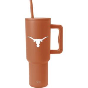 imageSimple Modern Officially Licensed Michigan Wolverines Collegiate University 40oz Tumbler with Handle and Straw Lid  NCAA Football Gifts for Men Women  Trek Collection  University of MichiganTexas Longhorns