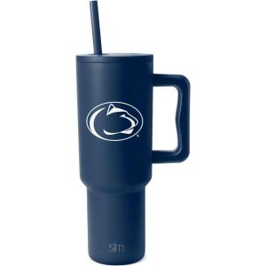 imageSimple Modern Officially Licensed Michigan Wolverines Collegiate University 40oz Tumbler with Handle and Straw Lid  NCAA Football Gifts for Men Women  Trek Collection  University of MichiganPenn State Nittany Lions