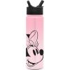 imageSimple Modern Star Wars Baby Yoda Water Bottle with Straw Lid Vacuum Insulated Stainless Steel Metal Thermos  Gifts for Women Men Reusable Leak Proof Flask  Summit Collection  32oz The ChildDisney Minnie Mouse on Blush