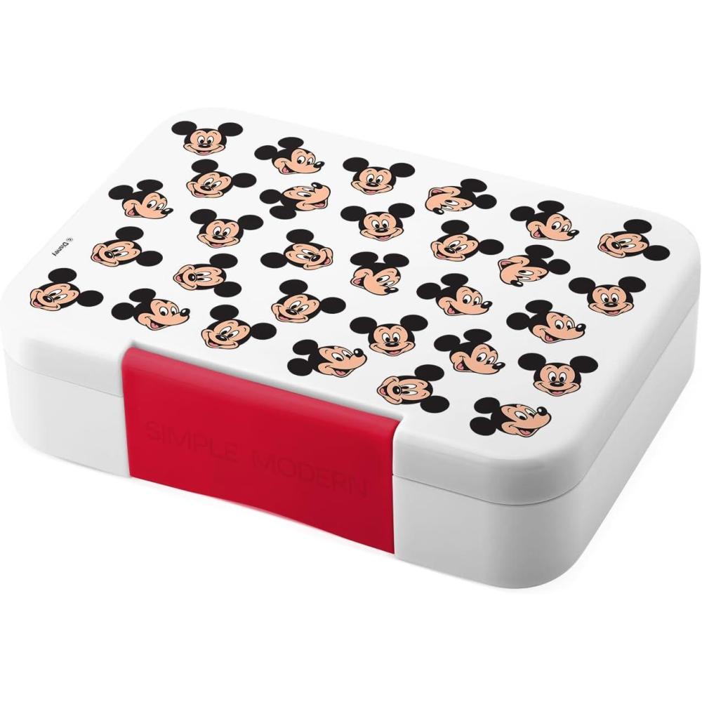 imageSimple Modern Disney Bento Lunch Box for Kids  BPA Free Leakproof Dishwasher Safe  Lunch Container for Girls Toddlers  Porter Collection  5 Compartments  Princess Royal BeautyDisney Mickey Mouse Fun