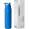 image:imageSimple Modern Water Bottle with Straw Lid  Vacuum Insulated Stainless Steel Metal  Reusable Leak Proof BPAFree Cup for School  Summit Collection  22oz ButtercupSupersonic Blue