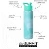 image:imageSimple Modern Water Bottle with Straw Lid  Vacuum Insulated Stainless Steel Metal  Reusable Leak Proof BPAFree Cup for School  Summit Collection  22oz ButtercupPattern Ocean Tide