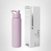 image:imageSimple Modern Water Bottle with Straw Lid  Vacuum Insulated Stainless Steel Metal  Reusable Leak Proof BPAFree Cup for School  Summit Collection  22oz ButtercupLavender Mist