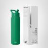 image:imageSimple Modern Water Bottle with Straw Lid  Vacuum Insulated Stainless Steel Metal  Reusable Leak Proof BPAFree Cup for School  Summit Collection  22oz ButtercupKelly Green