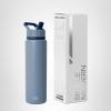 image:imageSimple Modern Water Bottle with Straw Lid  Vacuum Insulated Stainless Steel Metal  Reusable Leak Proof BPAFree Cup for School  Summit Collection  22oz ButtercupBlue Dune