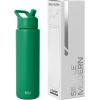 image:imageSimple Modern Water Bottle with Straw Lid  Vacuum Insulated Stainless Steel Metal  Reusable Leak Proof BPAFree Cup for School  Summit Collection  22oz ButtercupKelly Green
