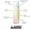 image:imageSimple Modern Water Bottle with Straw Lid  Vacuum Insulated Stainless Steel Metal  Reusable Leak Proof BPAFree Cup for School  Summit Collection  22oz ButtercupPattern Cotton Candy Tie Dye