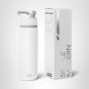 image:imageSimple Modern Water Bottle with Straw Lid  Vacuum Insulated Stainless Steel Metal  Reusable Leak Proof BPAFree Cup for School  Summit Collection  22oz ButtercupWinter White Mix