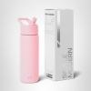 image:imageSimple Modern Water Bottle with Straw Lid  Vacuum Insulated Stainless Steel Metal  Reusable Leak Proof BPAFree Cup for School  Summit Collection  22oz ButtercupBlush