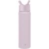 image:imageSimple Modern Water Bottle with Straw Lid  Vacuum Insulated Stainless Steel Metal  Reusable Leak Proof BPAFree Cup for School  Summit Collection  22oz ButtercupLavender Mist